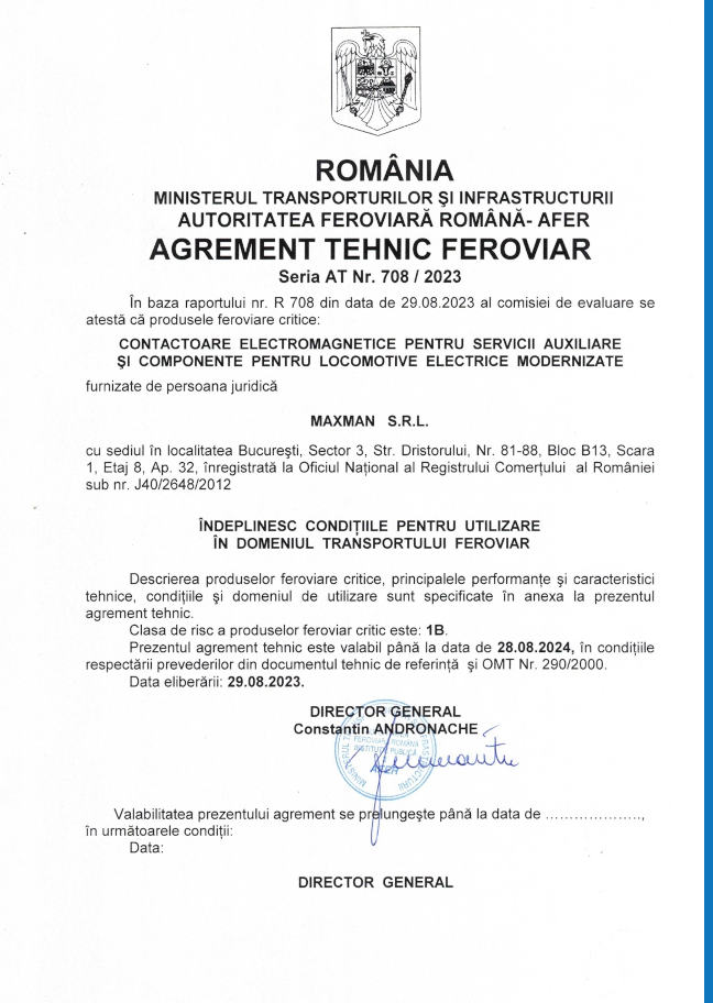 LOVATO technical agreement